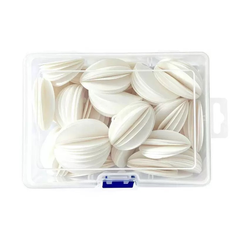 5cm blanc 30 pièces