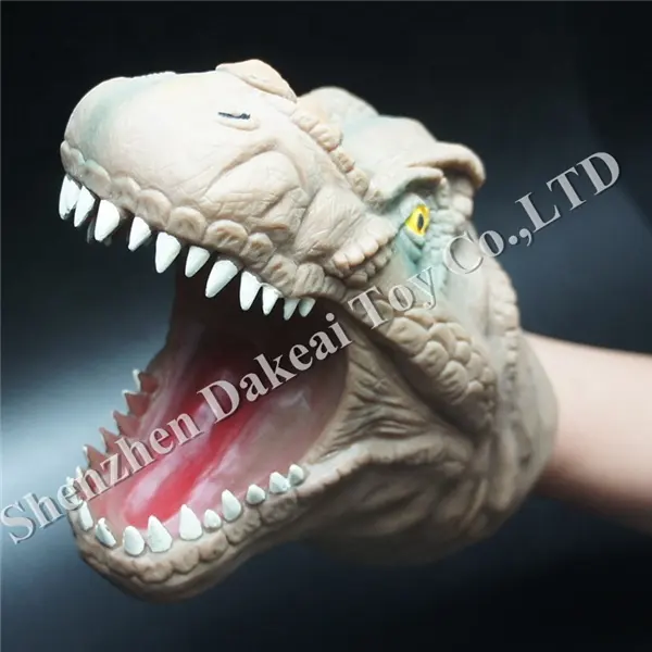 Stretchy Dinosaur Hand Puppet Role Play Hand Stress Fidget Toy