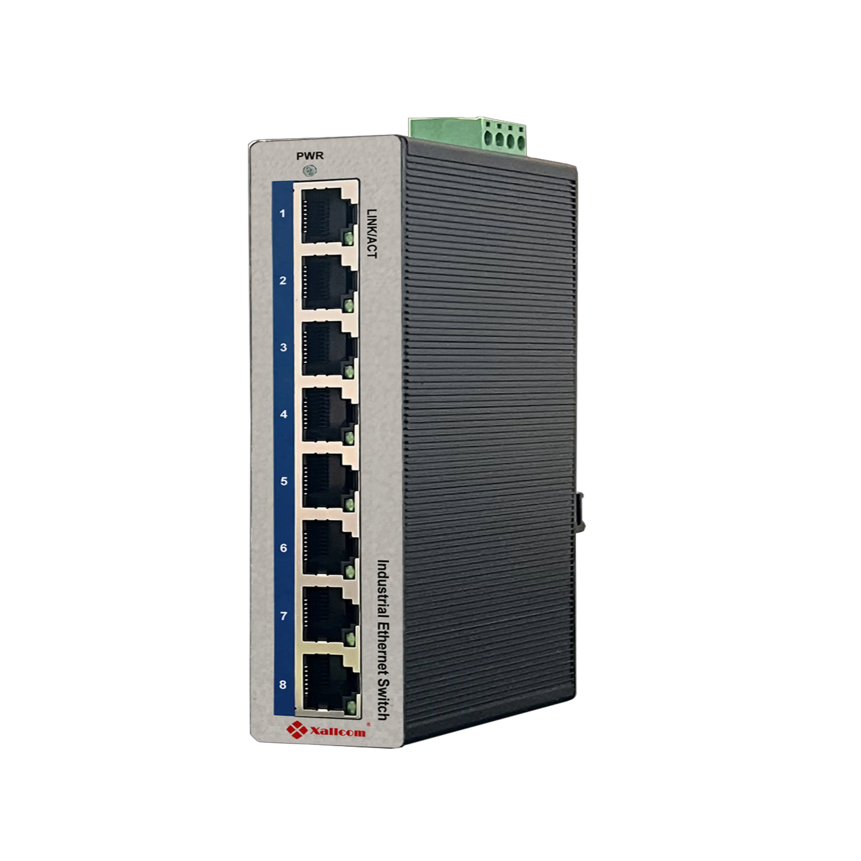 8 Port hızlı Ethernet DC12V yönetilmeyen endüstriyel Ethernet Net anahtarı
