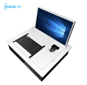 Monitor de escritorio motorizado de 15,6 a 23,6 pulgadas, elevador de Monitor de ordenador oculto con Control remoto - Product Image 3