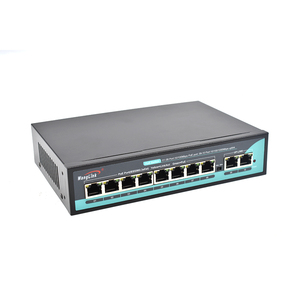 Wanglink PoE Network <strong>Switch</strong> 8 10/100Mbps PoE Ports 2GE RJ45 Uplink <strong>Switch</strong> PoE with VLAN/Extend 250-Meter - Product Image 4