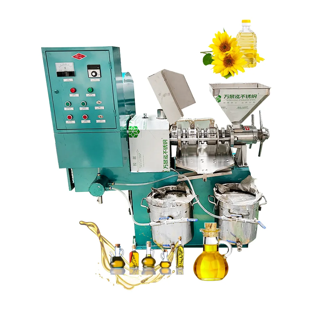Palm Seeds Corn Vegetable Cooking Peanut Automatic Coconut Sunflower Oil Pressers