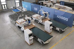 Linea di produzione di mobili per pannelli nidificazione Cnc 1325 2030 Atc caricamento e scarico automatico della macchina per la lavorazione del legno per mobili da cucina - Product Image 4