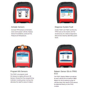 MaxiTPMS TS501 OBD2 Scanner strumento diagnostico TPMS sensori legge/cancella codici TPMS sistema 315/433Mhz TPMS strumento di programmazione TPMS - Product Image 2