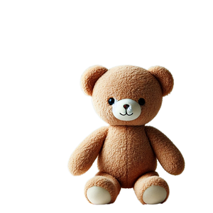 צעצוע plush עם הדובי רוכסן גב עם קול חוזר מודול קול דבון