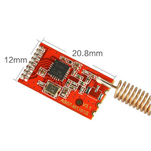433MHz CC1101 Wireless RF modulo 10mW 1km SPI trasmettitore ricevitore DIP/SMD pacchetto con Antenna a molla - Product Image 3