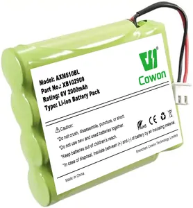 M8魔术3 M8新款6V 2000毫安时高品质锂离子充电更换电池，用于M5支付终端机 - Product Image 1