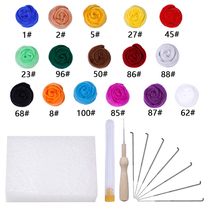 16 couleurs 10 grammes + sac à outils
