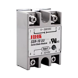 SSR-10DD SSR-25DD SSR-40DD SSR-100DD 10A 25A 40A 100Aソリッドステートリレーモジュール3-32V入力DC 5-200V DC出力 - Product Image 3
