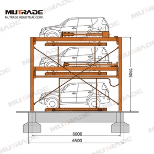 Hệ thống đỗ xe ô tô xếp chồng thủy lực nhiều tầng 3 tầng - Product Image 5