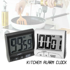 Timer Display digitale LCD Timer da cucina portatile multifunzionale con sveglia e funzione di memoria conto alla rovescia Timer di cottura - Product Image 4