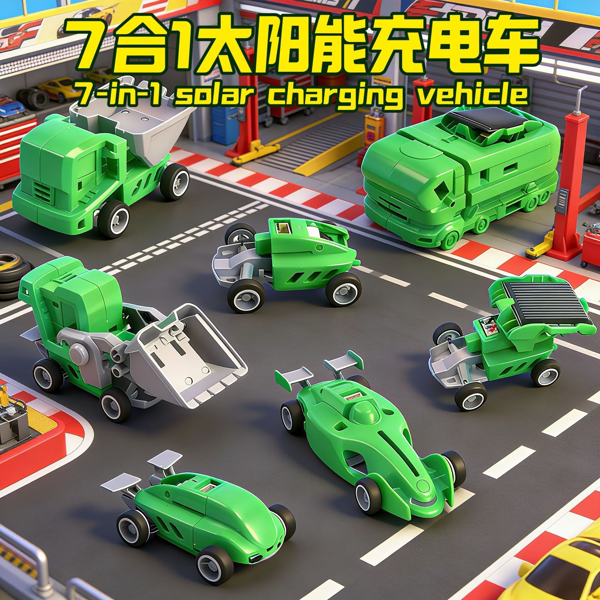 Solar-powered combat vehicle