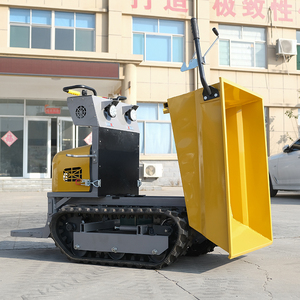 500KG Capacity Battery 1000W Brushless <strong>Electric</strong> Motor Wheelbarrow Power Wheel Barrow Mini Dumper With CE