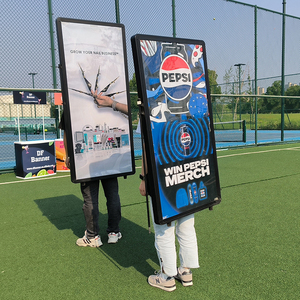 โรงงานผลิตโดยตรง รับผลิตตามสั่ง กระเป๋าเป้สะพายหลัง LED ป้ายโฆษณาคุณภาพสูง ราคาประหยัด กล่องไฟโฆษณา - Product Image 6