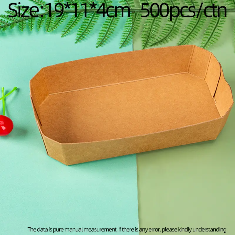 Vassoio di carta della scatola d'imballaggio dell'uva di stampa a colori della scatola della barca della scatola d'imballaggio del pomodoro della frutta libera della piega eliminabile