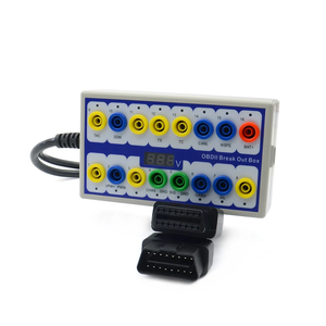 Super Auto Car OBD 2 Break Out Box <strong>OBD2</strong> Breakout Box OBD OBDII Protocol Detector Diagnostic Connector Detector - Product Image 2