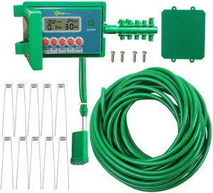 Regolatore del sistema di irrigazione Micro a goccia automatico fai da te 10 piante in vaso Kit elettronico digitale per irrigazione LCD - Product Image 1