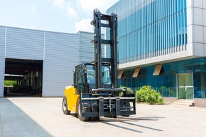 10 Tấn Xe Nâng DIESEL Nhìn Rộng 6 Mét <span class=keywords><strong>Container</strong></span> Nâng Lên <span class=keywords><strong>Container</strong></span> Xử Lý - Product Image 5