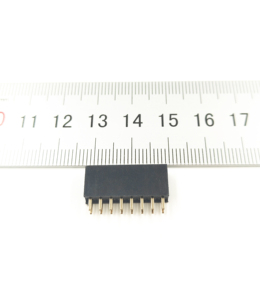 HOYATO <span class=keywords><strong>2X8</strong></span>ピン2列ストレートメスピンヘッダー2.54MMピッチストリップコネクタソケット2*8 16 p 16PIN 16ピンPCBボード用2MM