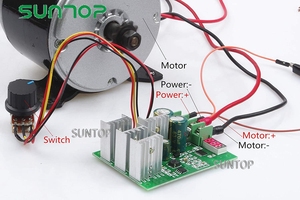 6V 9V 12V 24V 36V 48V 60V <strong>PWM</strong> <strong>DC</strong> <strong>Motor</strong> <strong>Speed</strong> <strong>Controller</strong> 20A (<strong>30A</strong> MAX) with Digital Display Meter 0-100% <strong>Speed</strong> Regulation Power - Product Image 5