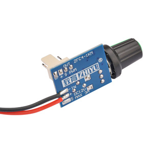 DC12V Manuelle Vierdraht-PWM-Lüfterdrehzahl-Motors teuer platine mit Knopfsc halter Strom versorgung des Regler moduls für elektrische Geräte