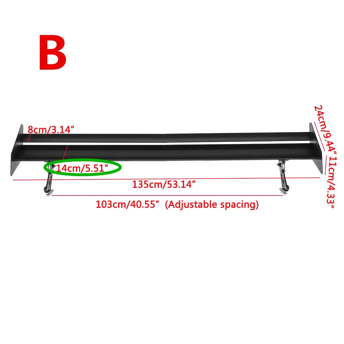B 14cm