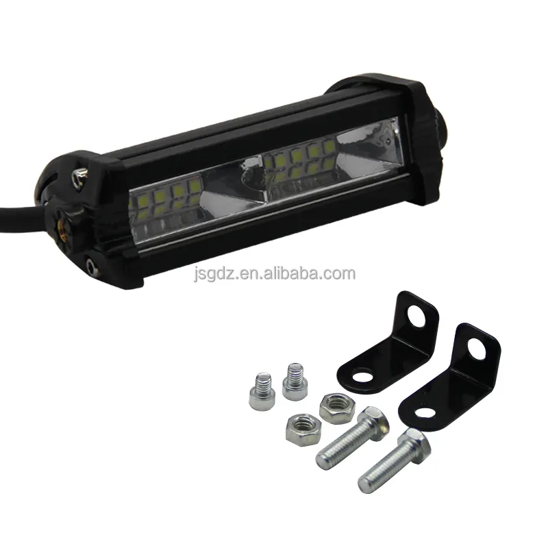 Küçük Halo 9w kısa Mini Lightbar otomotiv kamyon ince Led ışık çubuğu mini barra LED