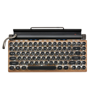 Teclado mecánico inalámbrico para teléfono móvil, máquina de escribir con BT, Punk, Retro, para tableta, MAC - Product Image 1
