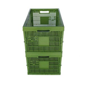 Contenedores plegables de malla apilable de plástico con diseño plegable y apilable Powerking 2025 - Product Image 6