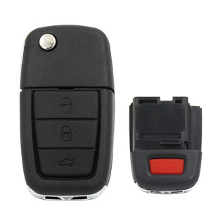 VE HOLDEN Commodore PONTIACG8用の3ボタン1パニック付き4ボタンリモートフリップキーシェルケースフォブ - Product Image 1