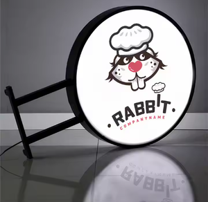定制现代简约双面灯箱户外广告发光二极管灯箱发光二极管海报架 - Product Image 6