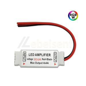 Мини-усилитель мощности RGBW DC5V 12V 24V 6A светодиодный PWM 4-канальный ретранслятор сигнала затемнения для 5050 2835 цветная полоса расширения света - Product Image 1