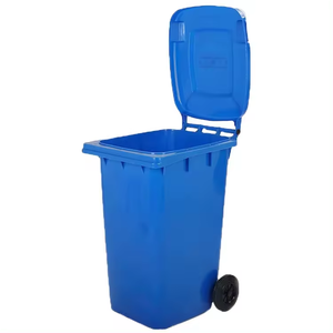 120L açık dikdörtgen çöp kovası çevre geri dönüşümlü PP malzeme açık üst yapı sürdürülebilir çöp çöp kutusu - Product Image 5