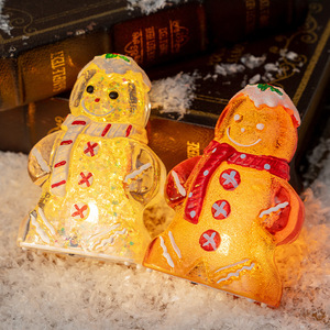 Giáng Sinh Đồ Chơi Trang Trí Trang Trí Phát Sáng Snowman LED Ánh Sáng Ban Đêm Quà Tặng Giáng Sinh Dễ Thương Snowman Gingerbread Người Đàn Ông Đồ Trang Trí - Product Image 3