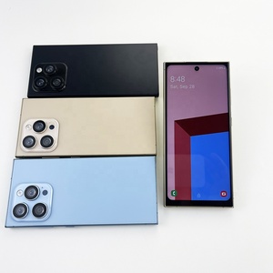 2025新しいGoophoneスマートフォン4G 5G MTKプロセッサバーデザインLTEセルラーと2K画面解像度を備えた格安モバイル - Product Image 1