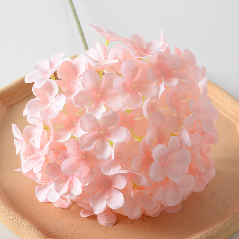 Sucette hortensia rose