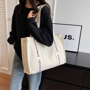 品牌定制带高品质刺绣印花标志<span class=keywords><strong>100</strong></span>% 帆布棉大布袋帆布手提袋