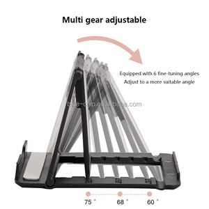 <span class=keywords><strong>Multi</strong></span> Função Novo Barato Mini Móvel Ajustável Dobrável Rosa Mesa Branca Suporte Dobrável De Mesa De Plástico Titular Do Telefone Celular