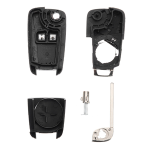 Car <strong>Key</strong> Shell Vehicle <strong>Keys</strong> Durable 2 Buttons with Blade HU100 Car Foldable <strong>Flip</strong> <strong>Key</strong> Fob Case Shell for Opel Chevrolet Buick - Product Image 6