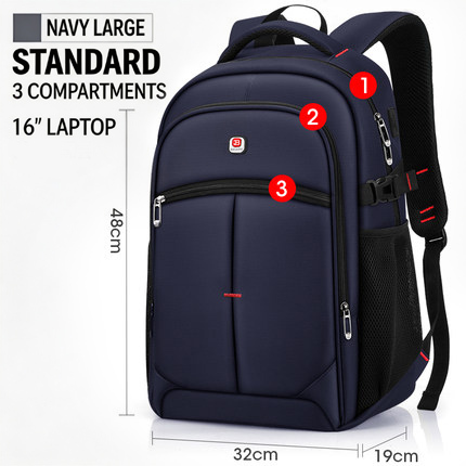 Navy large(32*19*48cm)
