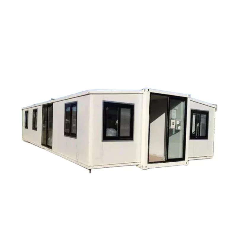 La cabine en acier mobile mobile modulaire préfabriquée de conteneur loge 40FT avec la salle de bains
