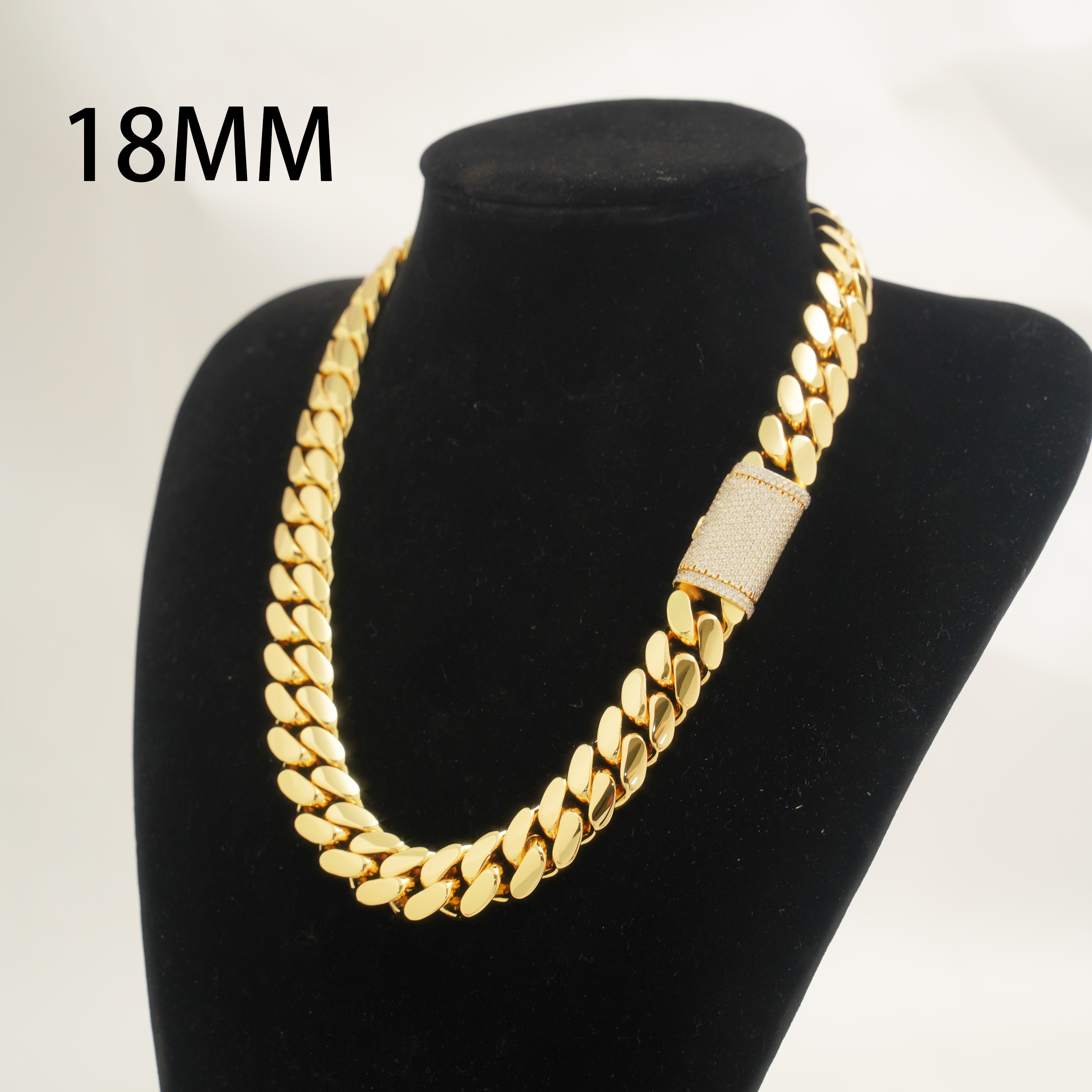 Boucle diamant-18mm