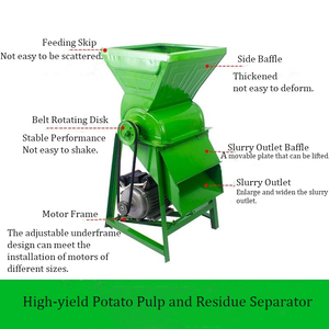 F26-JC TianPo Farms Machinery Potato Pulper Cassava Household Small Commercial Grinding New Beater Crusher <strong>Starch</strong> <strong>Machine</strong>