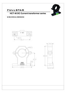 Precio de fábrica 100A 5V fuente de alimentación dual bucle abierto núcleo dividido efecto Hall DC AC sensor de corriente - Product Image 6