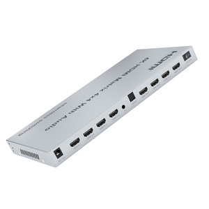 SOFLY 4K <strong>HDMI</strong> <strong>Matrix</strong> 4X4 Seamless Switch <strong>HDMI</strong> <strong>Matrix</strong> <strong>4</strong> in <strong>4</strong> out with Audio - Product Image 5