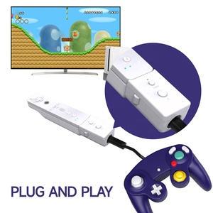 Adaptador de controlador de juego con cable para GameCube para Wii/wiiU accesorio de juego para convertidor de controlador de juego NGC - Product Image 5