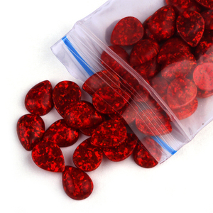Synthetic Red <strong>Pear</strong> Gems Loose Opal Cabochon Stone Customize Sizes Bulk Price Lab Created Red Jewelry Synthetic Opal - Product Image 3