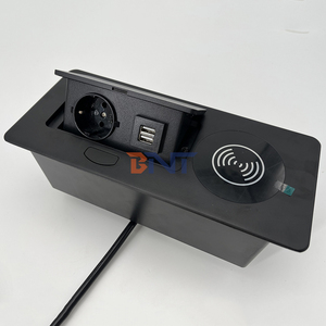 Caja de toma de corriente emergente de escritorio Multi HDMI con salida USB/incrustado en soporte de gas de escritorio enchufe de escritorio emergente - Product Image 4