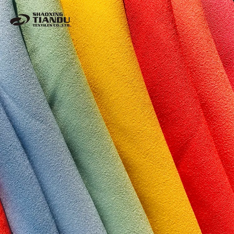 100% polyester italian crepe fabrics