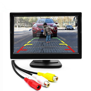 Monitor de pantalla LCD para coche de 5 pulgadas de alta calidad, Monitor de cámara de vehículo de Audio y vídeo inteligente de 12V, Panel de instrumentos de uso General - Product Image 1